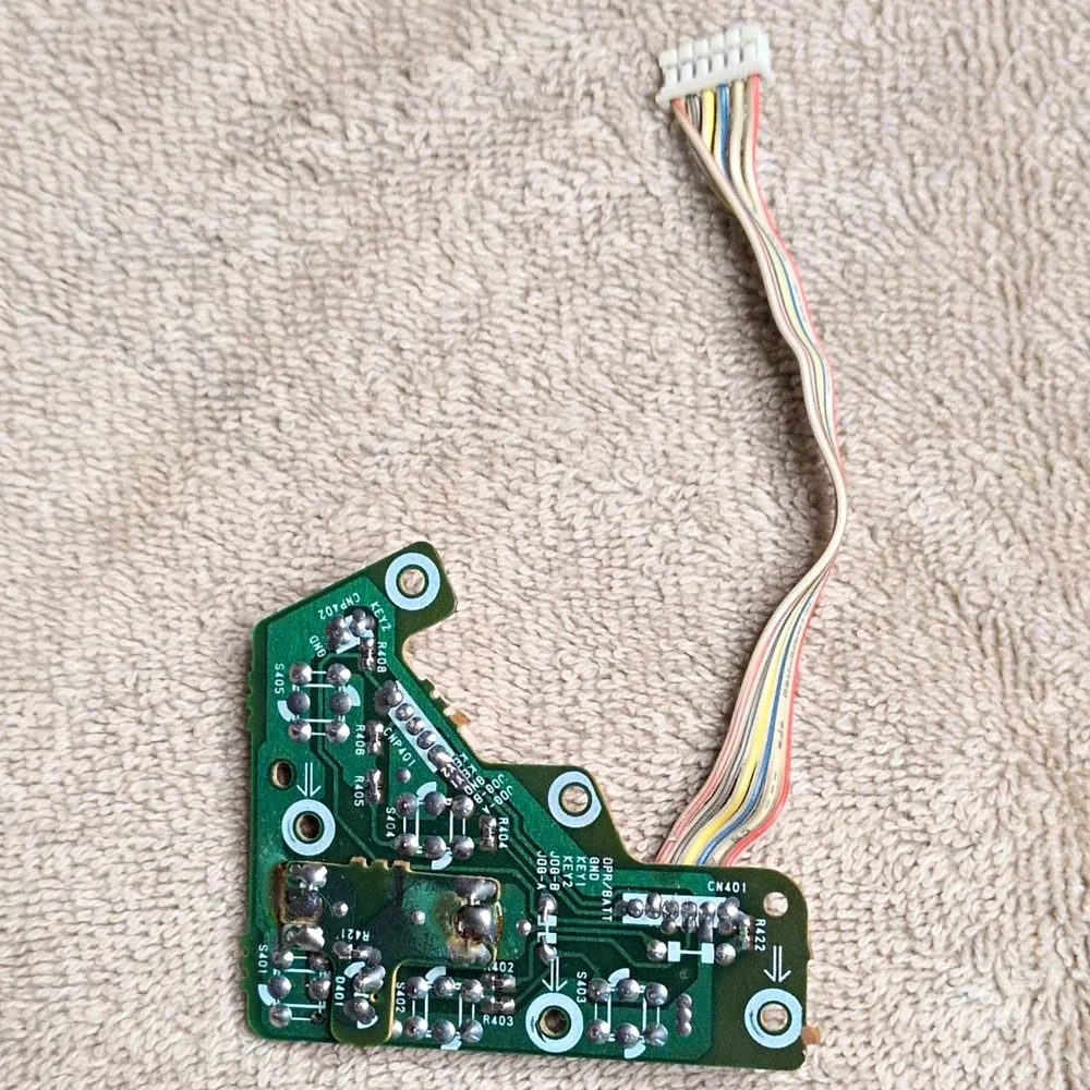 Sony TV Button/IR Control Board w/ Cable Additional Board 1-867-673-13
